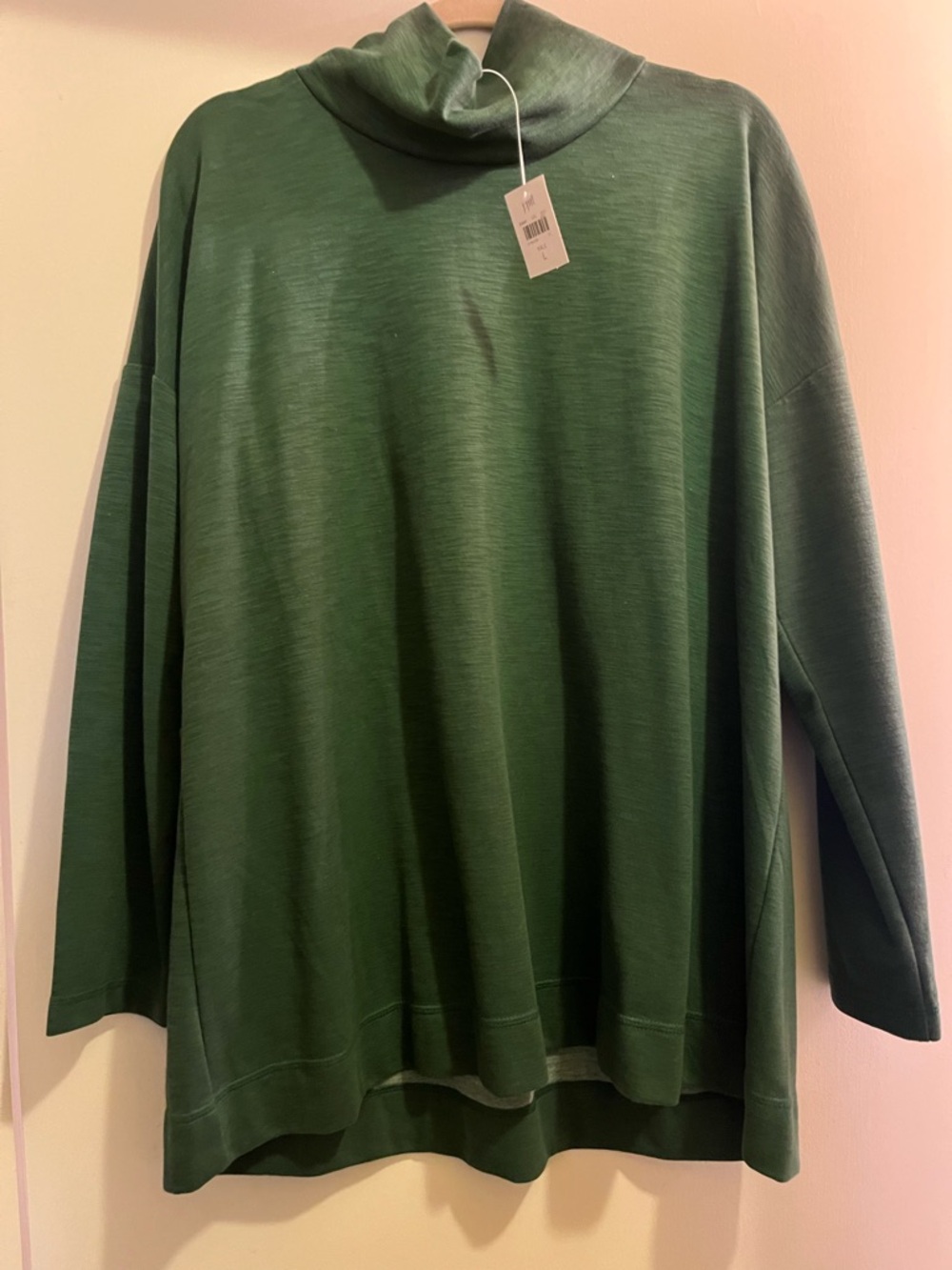 J. Jill Forest Green Relaxed Turtleneck Tunic